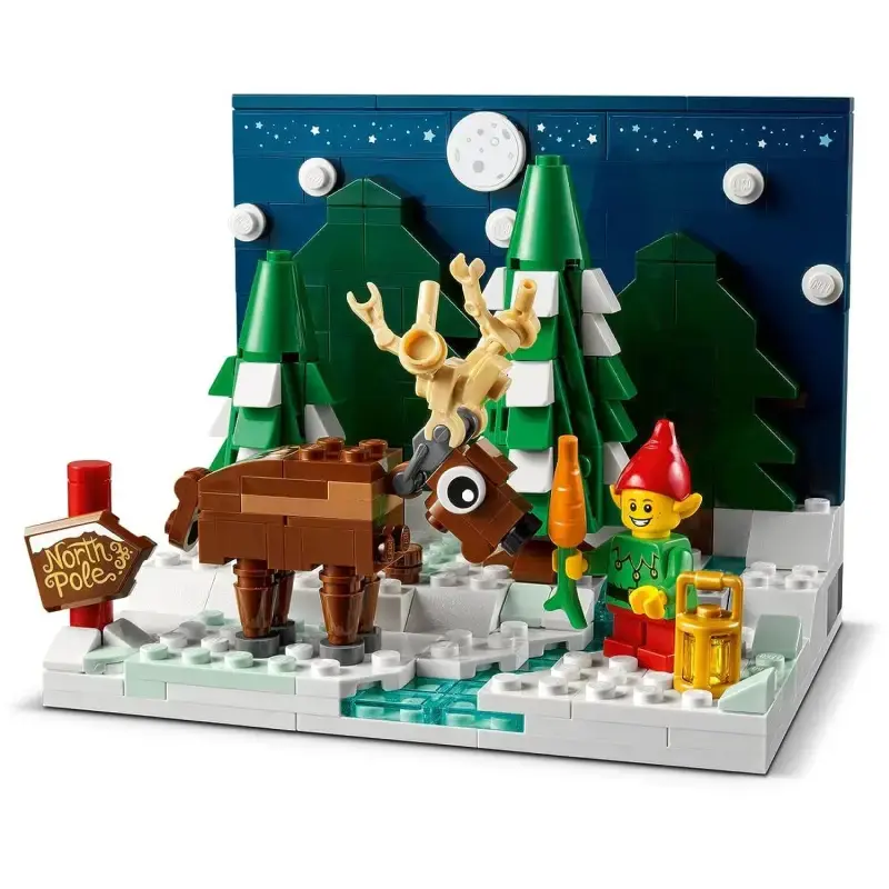 LEGO Exklusiv Set Vorgarten des Weihnachtsmanns Limitiert 40484