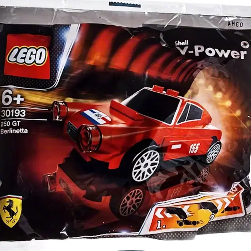 LEGO® Ferrari Shell Promo 30193 – 250 GT Berlinetta V-Power Polybag | Seltenes Promo-Set NEU & OVP
