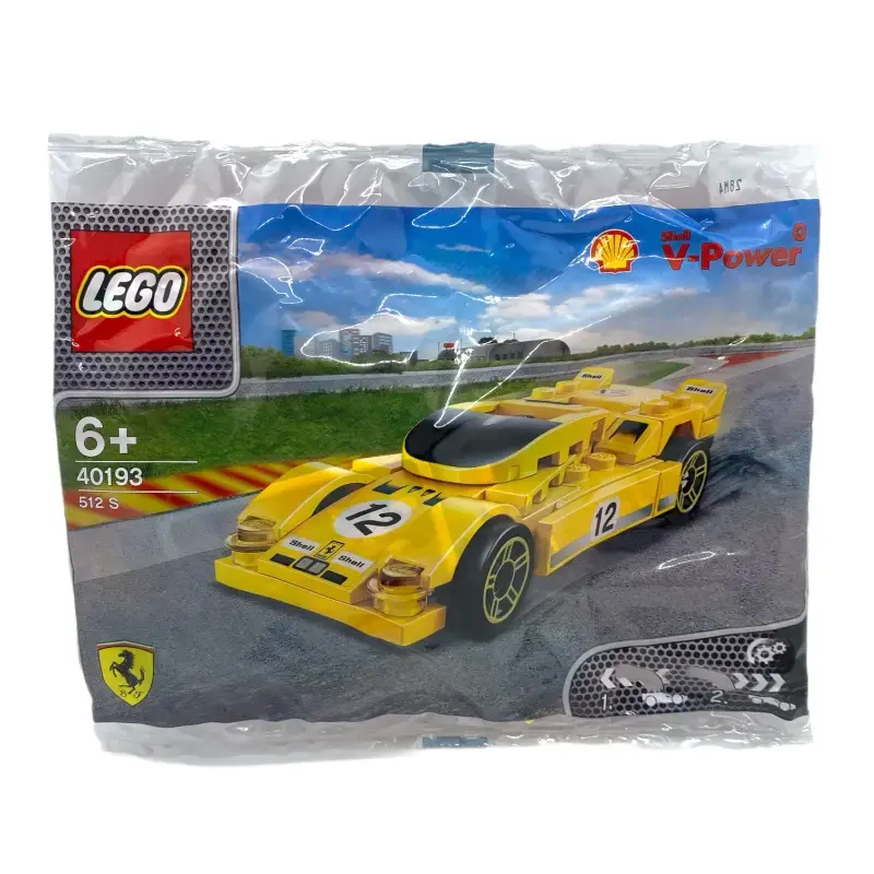 LEGO® Ferrari Shell V-Power 40193 – Ferrari 512 S Polybag mit Rückziehmotor | Seltenes Promo-Set NEU & OVP