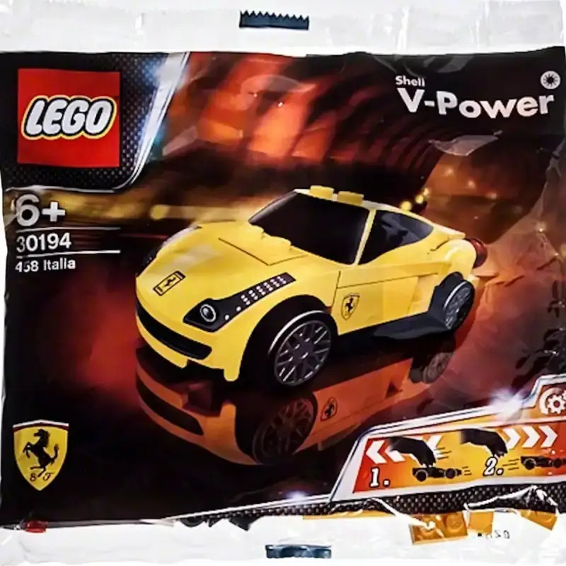 LEGO® Ferrari Shell V-Power Promo 30194 – Ferrari 458 Italia Polybag | Seltenes Promo-Set NEU & OVP