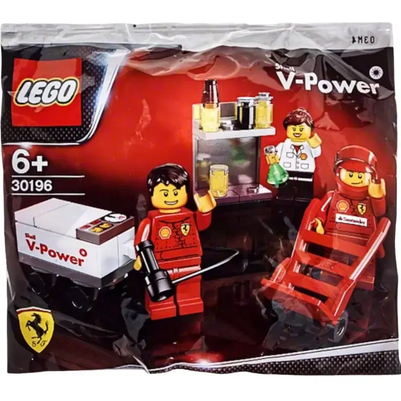 Lego Ferrari Shell V-Power Promo Boxen Stop 30196