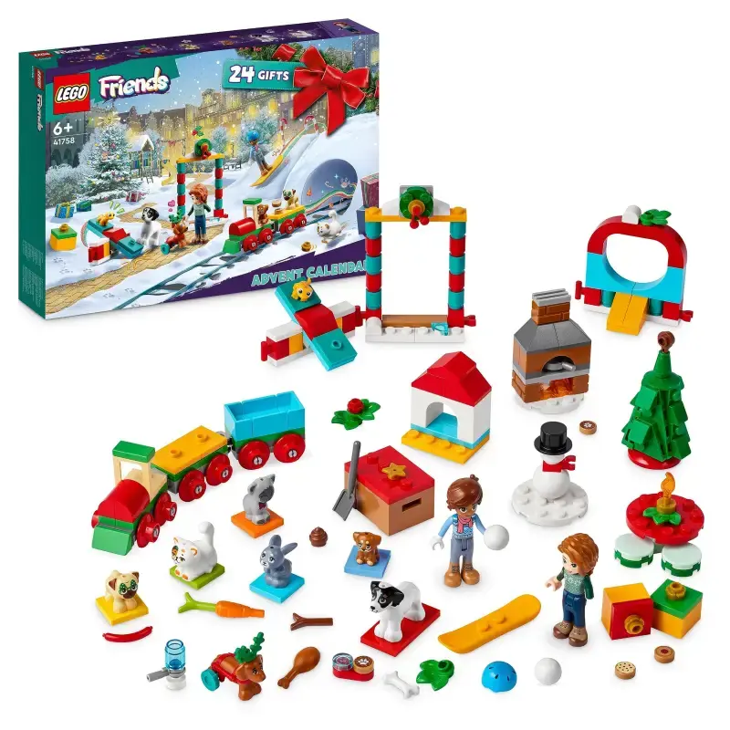 LEGO Friends Adventskalender 2023, Weihnachtskalender 41758