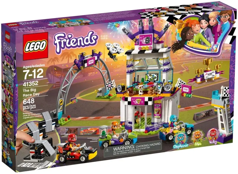 LEGO Friends Das große Rennen 41352 Kinderspielzeug
