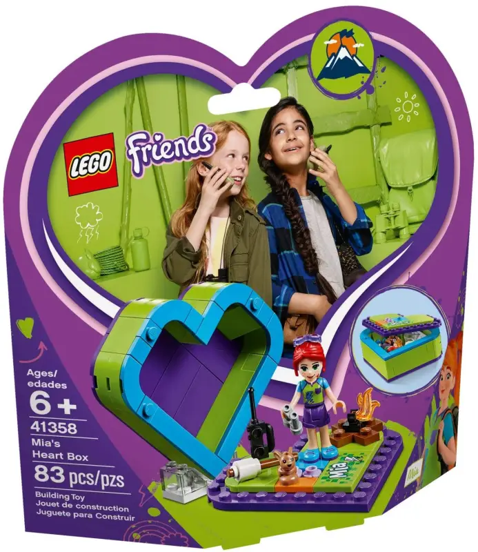 LEGO® Friends Mias Herzbox (41358) | Kreativ-Spielset für Mädchen ab 6 Jahren