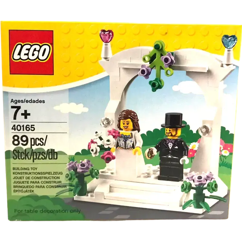 Lego Hochzeit Set Braut und Bräutigan 40165