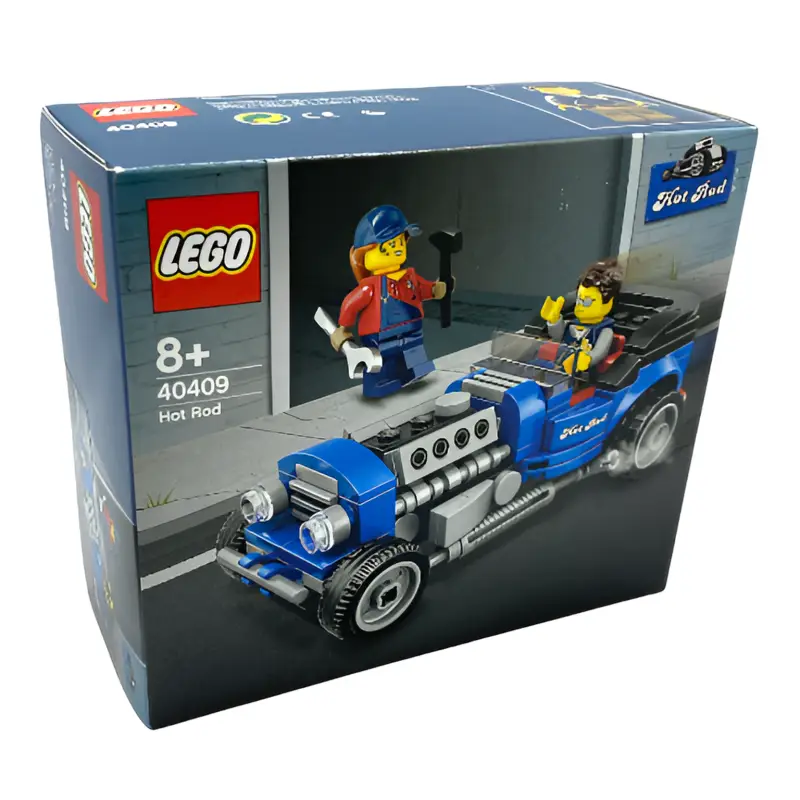 lego hot rod dragster auto spielzeugauto 40409