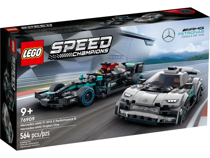 LEGO® Konstruktionsspielsteine LEGO® Speed Champions - 76909 Mercedes-AMG F1 W12 E Performance &, (564 St)