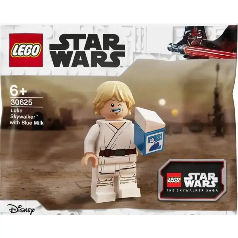 Lego Luke Skywalker mit Blaumilch-Polybeutel 30625
