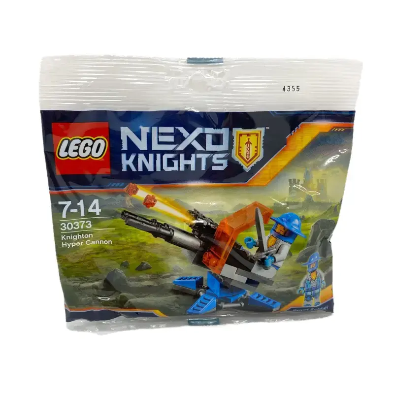 LEGO® Nexo Knights™ 30373 – Knighton Hyper Cannon & Royal Soldier | Seltener Polybag, Retired Set, Neu & OVP