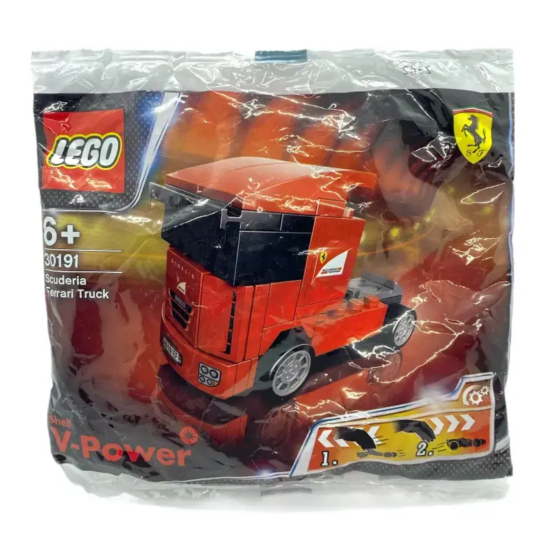 Lego Scuderia Ferrari Truck Shell V-Power Polybag 30191