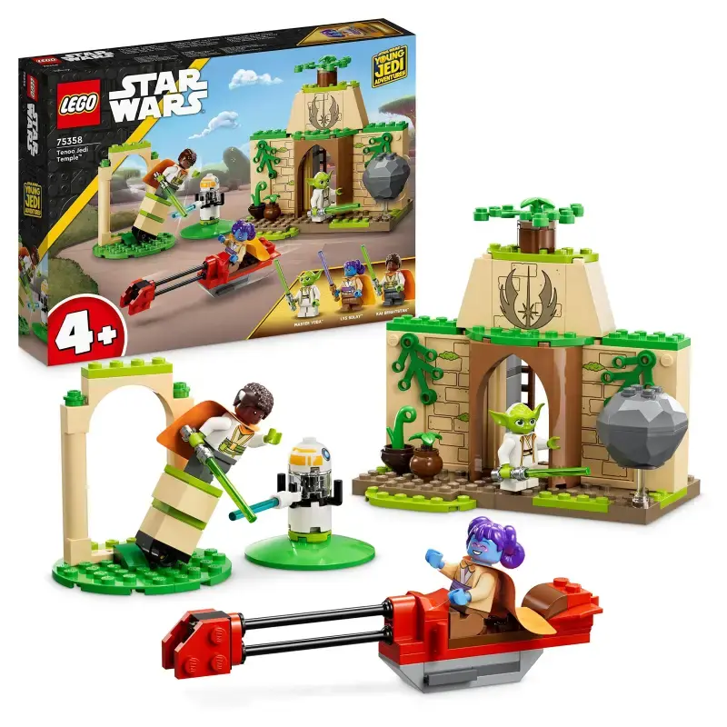 LEGO® Star Wars 75358 – Tenoo Jedi Temple | Meister Yoda, Lys Solay & Kai Brightstar – Ab 4 Jahren