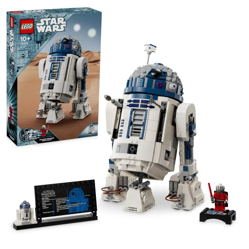 LEGO Star Wars 75379 R2-D2 – Baubare Droidenfigur mit Darth Malak Minifigur