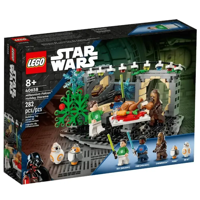 LEGO Star Wars Millennium Falcon Weihnachtsdiorama 40658 – Festliches Display