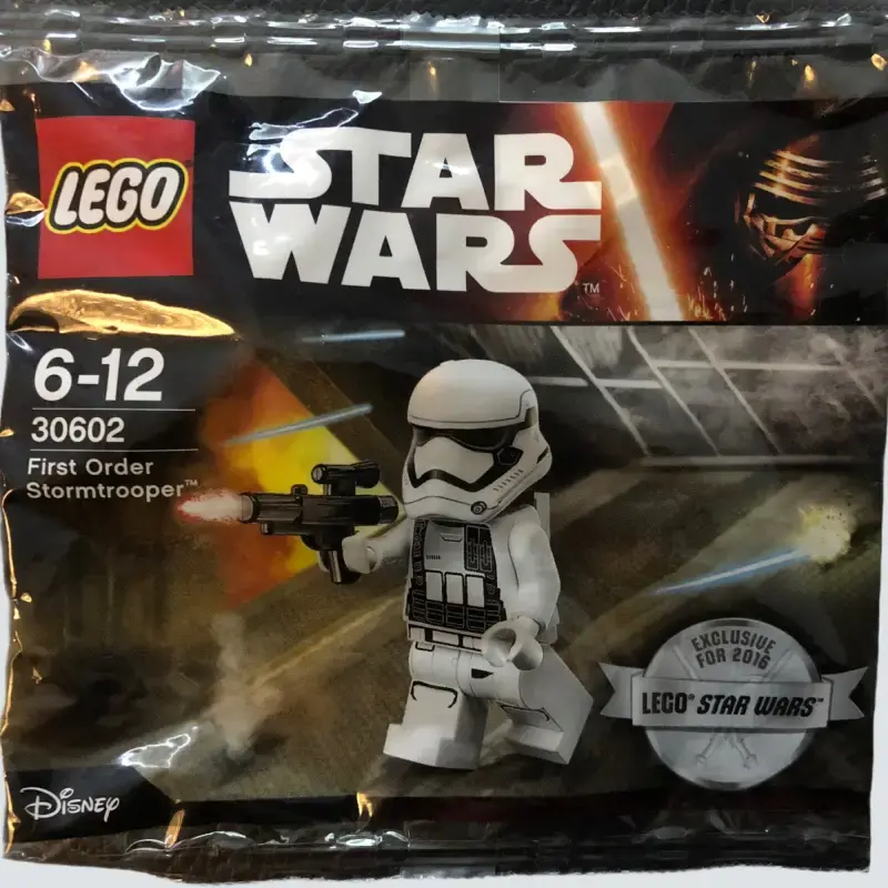 LEGO® Star Wars™ 30602 – First Order Stormtrooper Polybag | Seltener Exklusiv-Promo, Retired, Neu & OVP