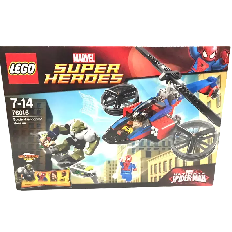LEGO Superheroes Spider-Helicopter Rescue 76016