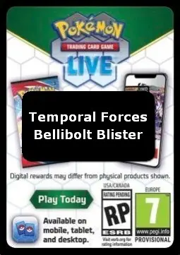 Live Code Card (Bellibolt Blister) - Temporal Forces (Online Code Card)