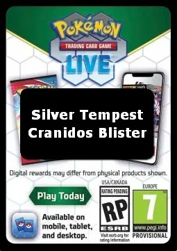 Live Code Card (Cranidos Blister) - Silver Tempest (Online Code Card)