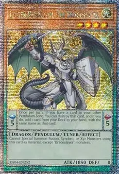 Luster Pendulum, the Dracoslayer (V.2 - Quarter Century Secret Rare) - Quarter Century Stampede (Quarter Century Secret Rare) [RA04-252]