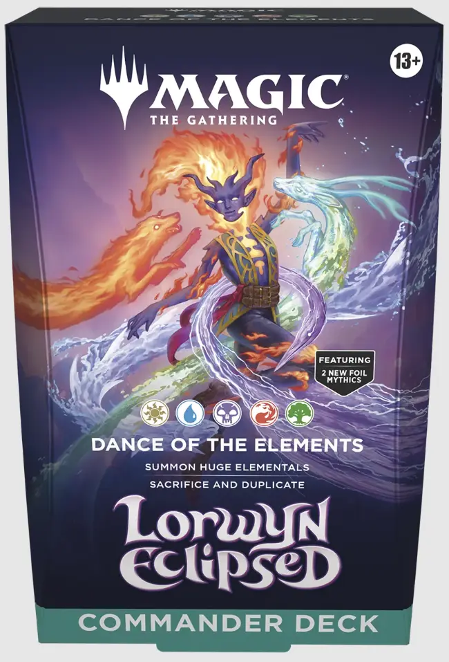 Magic The Gathering Lorwyn Eclipsed Dance of the Elements Commander EN