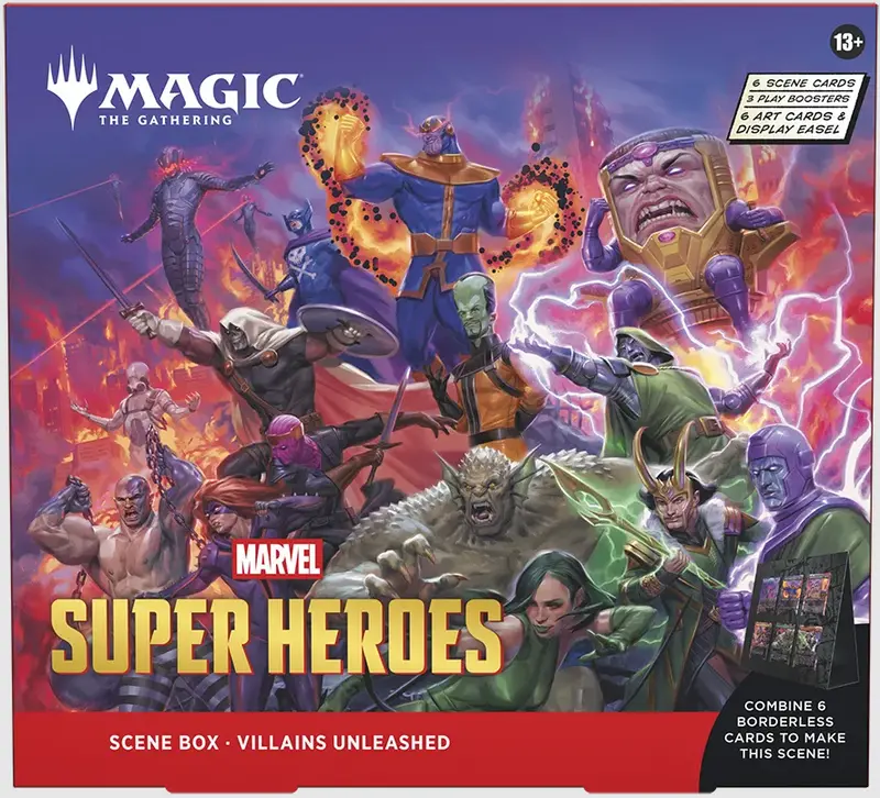 Magic The Gathering Marvel Super Heroes Szenebox "Villains Unleashed" EN