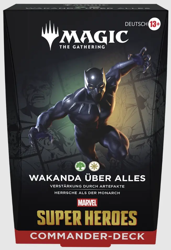 Magic The Gathering Marvel Super Heroes Wakanda über Alles Commander DE