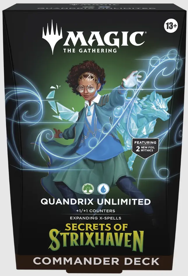 Magic The Gathering Secrets of Strixhaven Quandrix Unlimited Commander EN