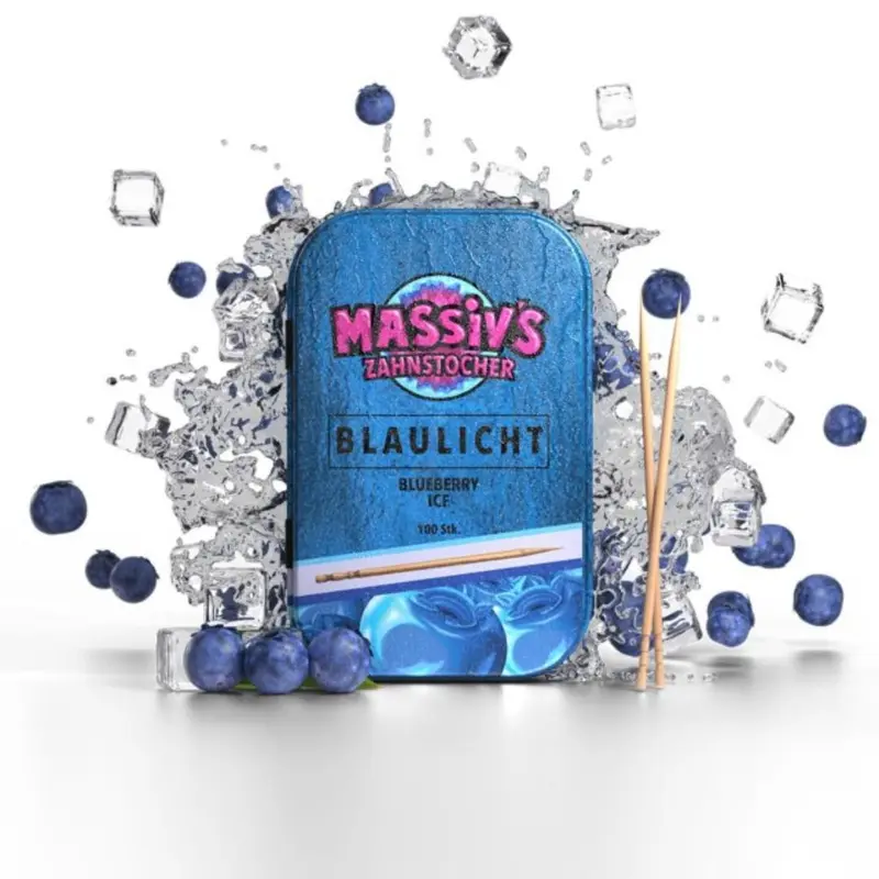 Massiv’s Zahnstocher (aromatisiert) – 100 Stück in Metalldose | , vegan, zuckerfrei, kalorienfrei | Urban Lifestyle by Rapper Massiv & Wunder