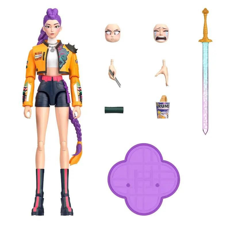 MATTEL KPop Demon Hunters Rumi Actionfigur 15 cm, 21 Gelenke