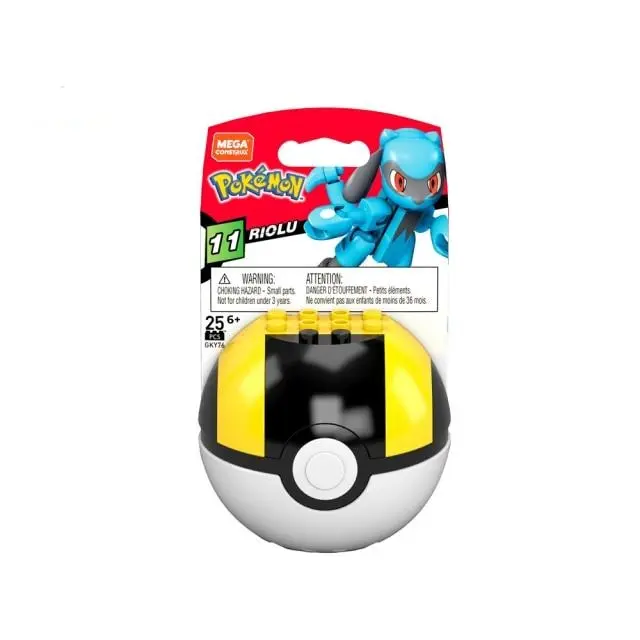 Mega Bloks Pokemon Serie Abra Oddish Riolu Ultra Ball Bausteine