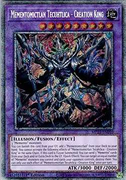 Mementomictlan Tecuhtlica - Creation King - 2025 Mega-Pack Tin (Starlight Rare) [MP25-010]
