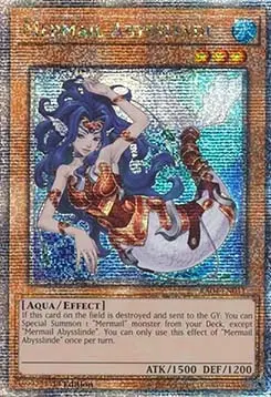 Mermail Abysslinde (V.5 - Quarter Century Secret Rare) - Quarter Century Stampede (Quarter Century Secret Rare) [RA04-011]