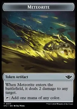Meteorite Token // Treasure Token TOTJ-T 17/18 Token Good Englisch Foil