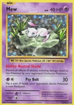 Mew EVO-53 Holo Rare Englisch