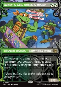 Mikey & Leo, Chaos & Order (V.2) - Teenage Mutant Ninja Turtles