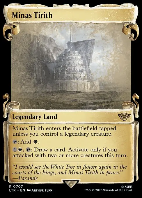 Minas Tirith (V.1) LTRH-707 Rare Englisch
