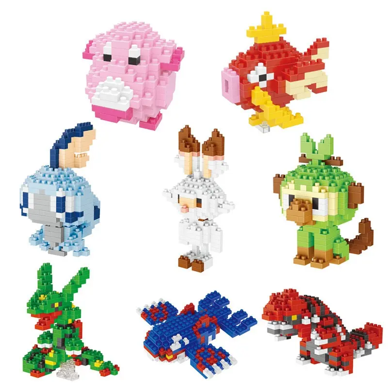 Mini Pokemon Baustein Figuren