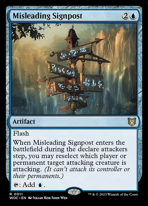 Misleading Signpost WOC-11 Rare Englisch