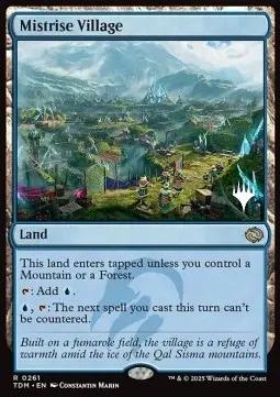 Mistrise Village (V.2) PTDM-261 Rare Excellent Englisch