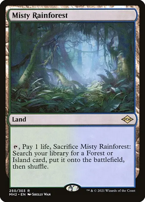 Misty Rainforest MH2-250 Rare Englisch