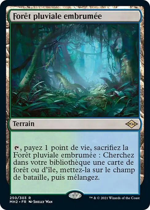 Misty Rainforest MH2-250 Rare Französisch
