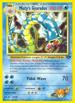 Misty's Gyarados GC-13 Holo Rare Englisch