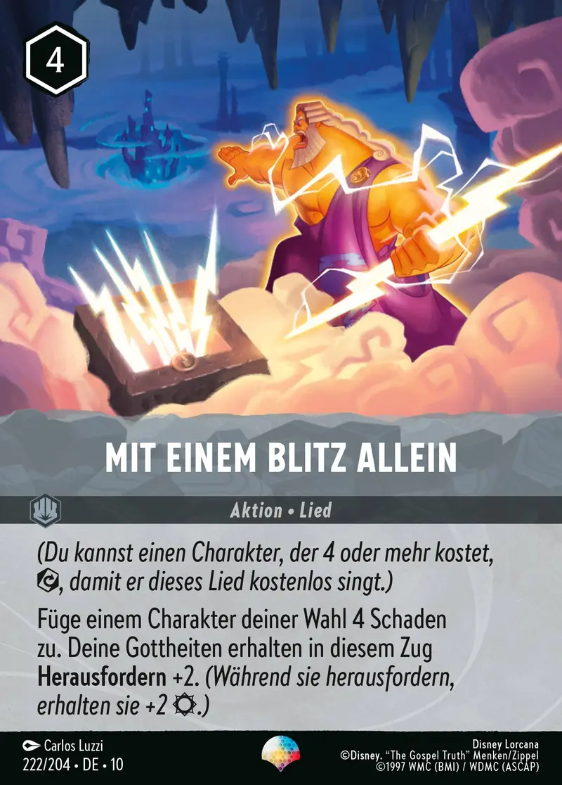 Mit einem Blitz allein (V.2) 10WHI-222 Epic Deutsch