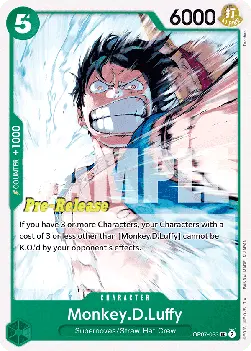 Monkey.D.Luffy (OP07-033) OP07P Uncommon Near Mint Englisch