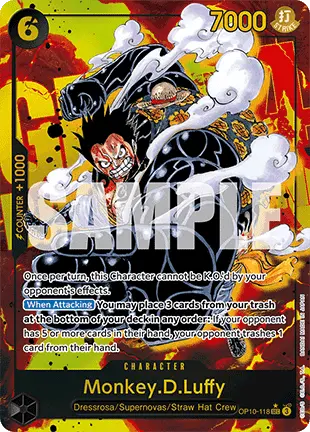 Monkey.D.Luffy (OP10-118) (V.2) OP10 Alternate Art Englisch