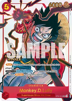 Monkey.D.Luffy (ST01-012) (V.1) STP Super Rare Englisch