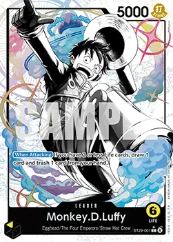 Monkey.D.Luffy (ST29-001) (V.2) ST29 Alternate Art Englisch