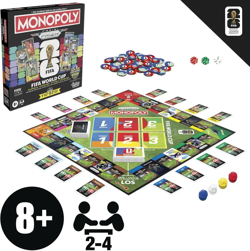 Monopoly Panini Prizm FIFA World Cup 2026 | ab 8 Jahren
