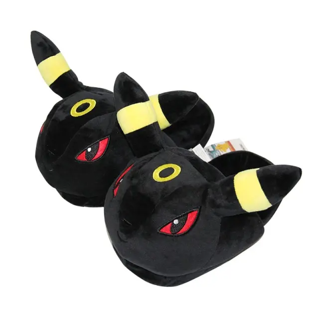 Nachtara Umbreon Flauschige Hausschuhe Slipper