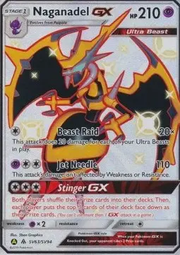 Naganadel GX HIF-SV63 Secret Rare Englisch