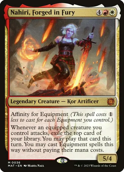 Nahiri, Forged in Fury MAT-36 Mythic Englisch